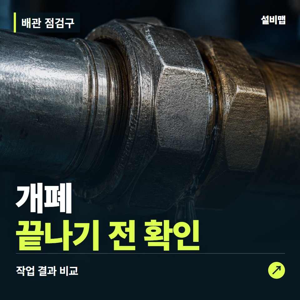 배관 점검구, 작업 후 개폐까지 확인했나요? — 증상과 비용 안내 이미지
